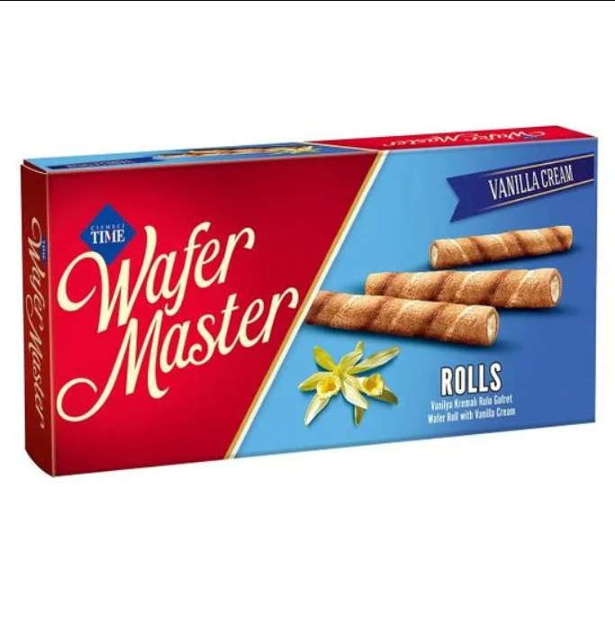 Wafer Master Vanilya Aromalı Roll 65G