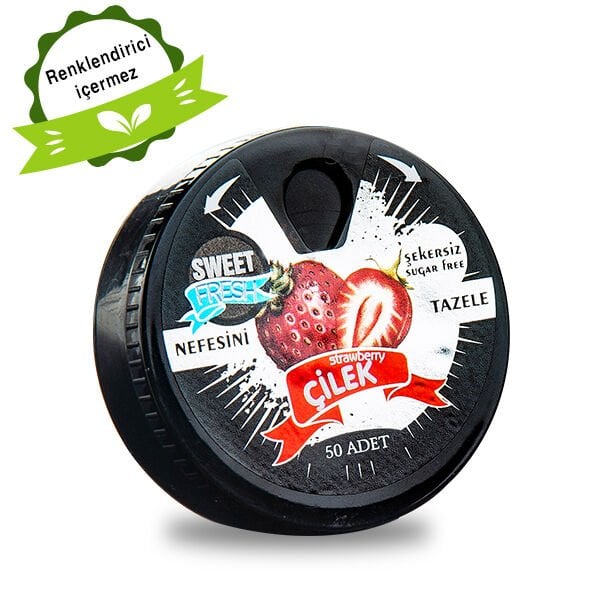 Sweet Fresh Çilek Aromalı Şekerleme