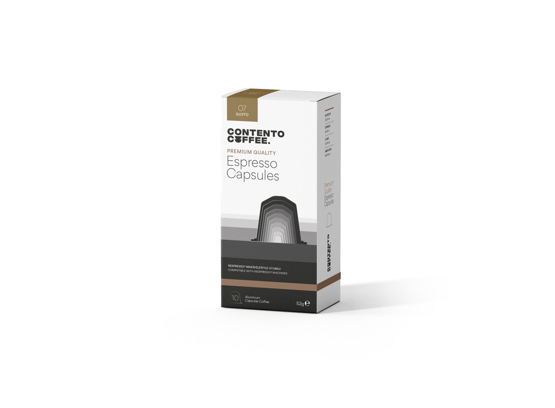 Contento KAPSÜL KAHVE GOLD 10'LU
