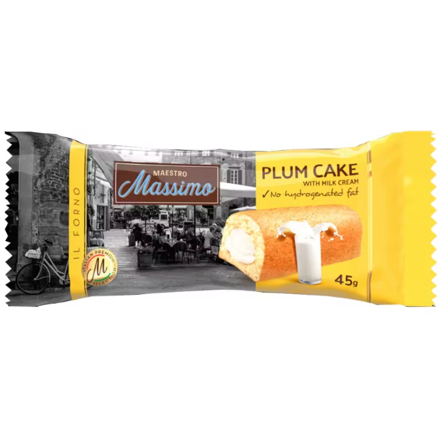 Massimo Sütlü Krema Aromalı Plum Kek 24'lü
