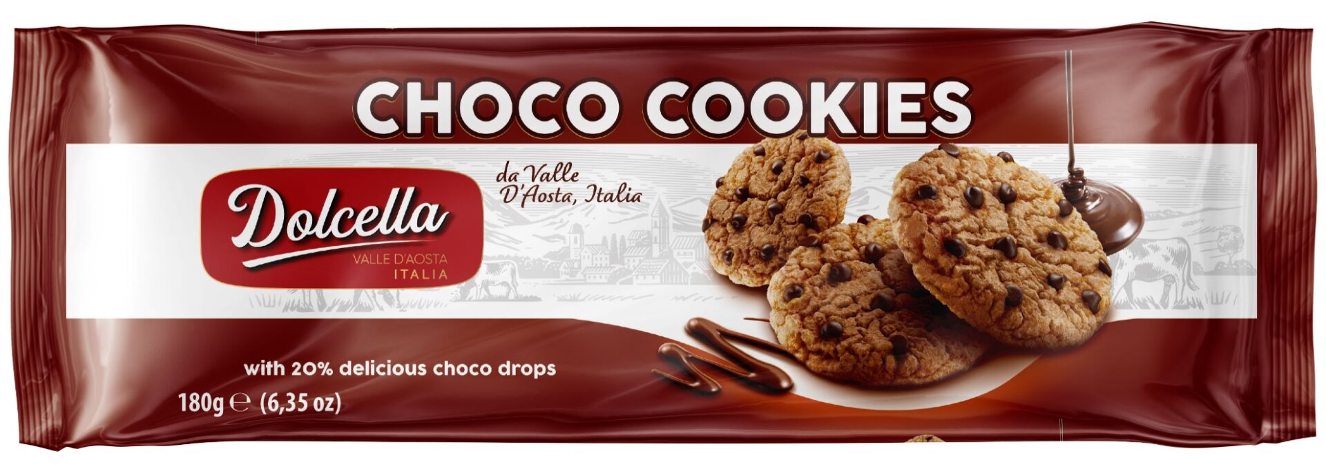 Dolcella Çikolata Parçalı Cookies 180G
